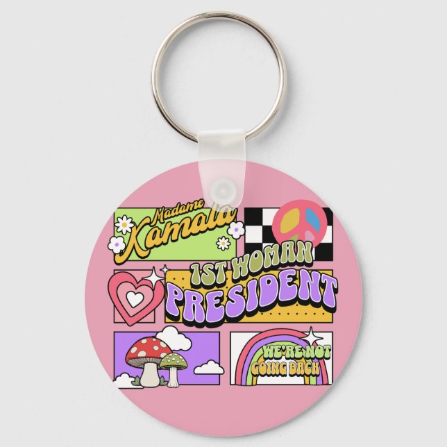 Llavero Kamala Harris Primera investidura de presidenta (Anverso)