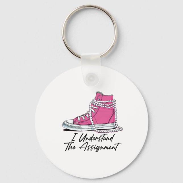 Llavero Kamala Harris Shoes Y Pearl Entiendo El Ign (Anverso)