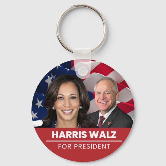 Llavero Kamala Harris Tim Walz 2024 (Anverso)