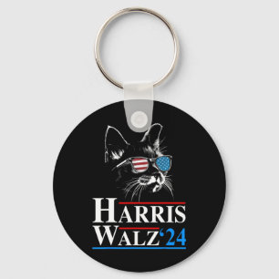 Llavero Kamala Harris W 2024 Harris Waltz Vp President Cat