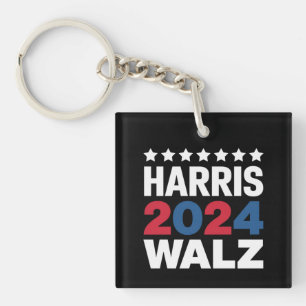 Llavero Kamala Harris Walz Para Presidente Vicepresidente 
