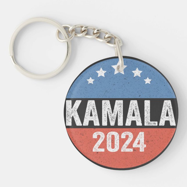 Llavero Kamala Por La Elección Del Presidente Kamala 2024 (Frente)
