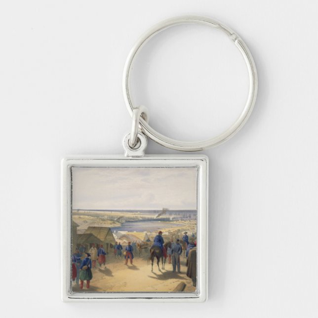 Llavero Kamiesch, placa 'de Seat de la guerra en el East (Frente)