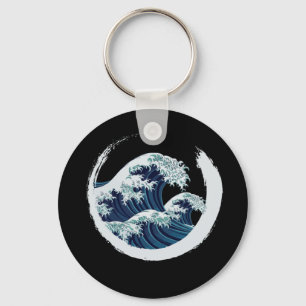 Llavero Kanagawa Japonés La gran ola