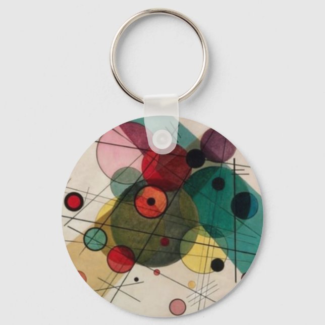 Llavero Kandinsky Abstract Circles Keychain (Anverso)