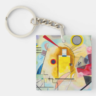 Llavero Kandinsky Amarillo-Rojo-Azul