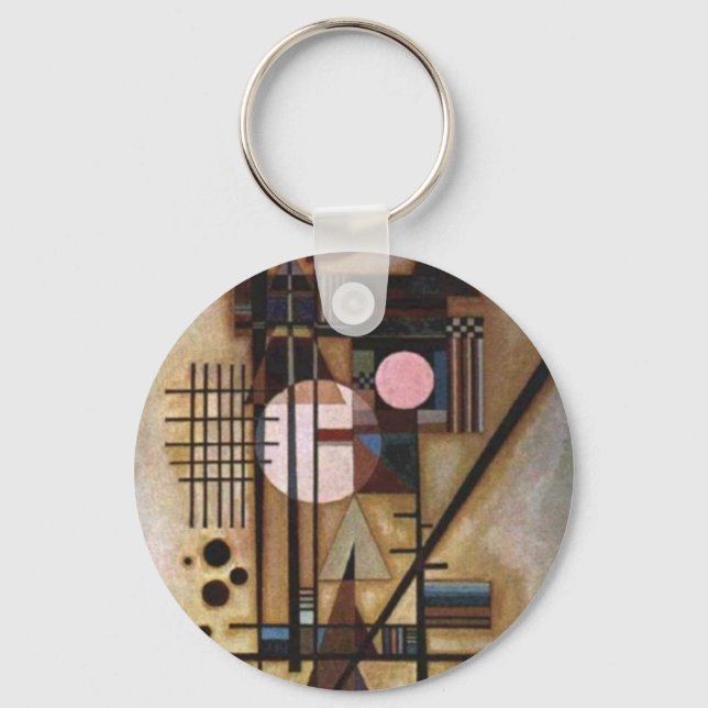 Llavero Kandinsky Construcción Suavizada (Anverso)