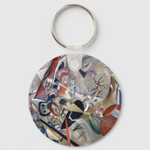 Llavero Kandinsky En Arte Resumen Gris
