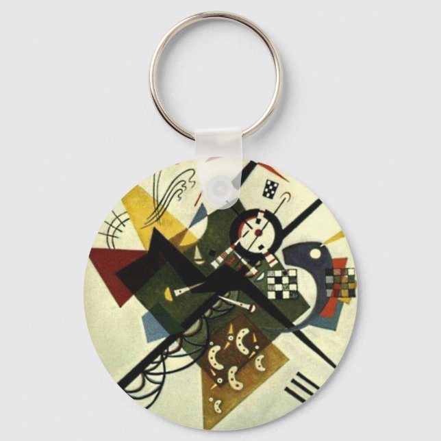 Llavero Kandinsky En White II (Anverso)