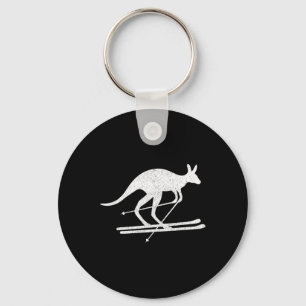 Llavero Kangaroo Skip Fun Winter Sports Australia Travel