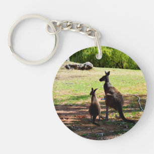 Llavero Kangaroos Cerca Del Río,