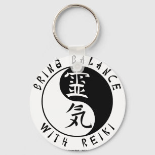 Llavero Kanji de Yin Yang Reiki