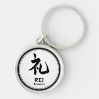 Kanji del samurai de la virtud del bushido de la