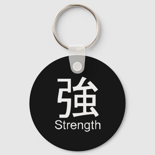 Llavero Kanji para camiseta de fuerza (Anverso)