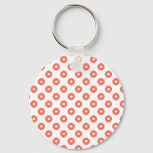 Llavero "Kanoko" Fawn Spot Pattern Salmon Pink