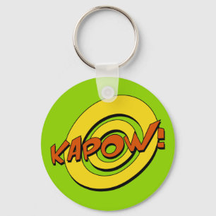 Llavero Kapow Comic Book Keychain