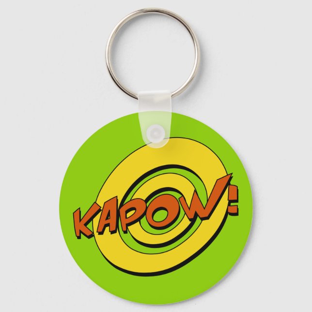 Llavero Kapow Comic Book Keychain (Anverso)