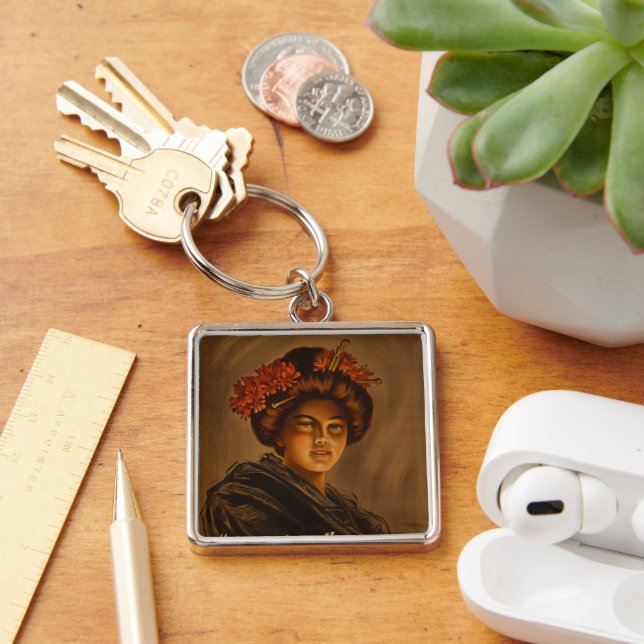 Llavero Karama: Actriz japonesa Romance Geisha (Escritorio )