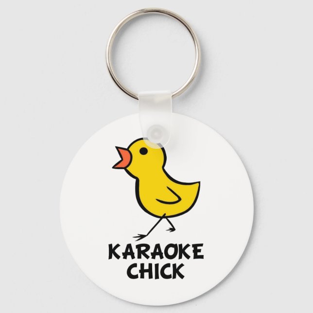 Llavero Karaoke Chick Keychain (Anverso)