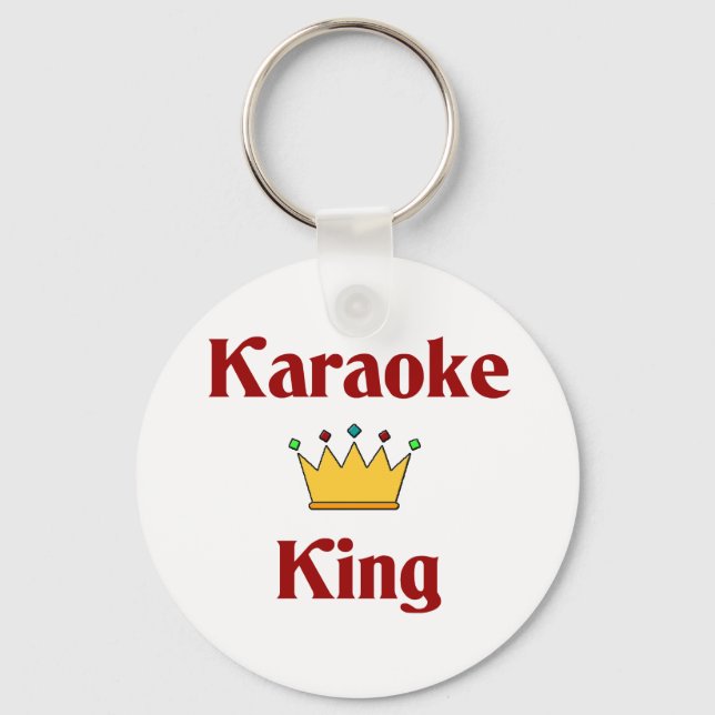 Llavero Karaoke King (Anverso)