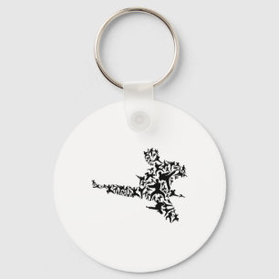 Llavero Karate Artes Marciales Volando Kick Boxing Kickbox