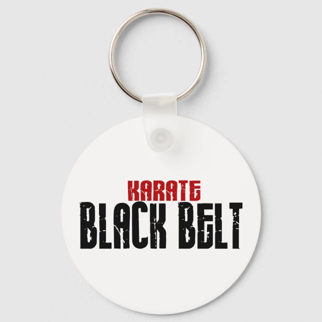 Llavero Karate Black Belt Karate (Anverso)
