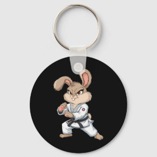 Llavero Karate Bunny Conejo De Artes Marciales Funny Para 