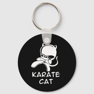 Llavero Karate Cat Sports Para Hombres Mujeres Niños
