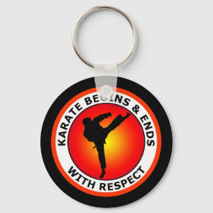 LLAVERO KARATE COMIENZA Y TERMINA CON RESPETO