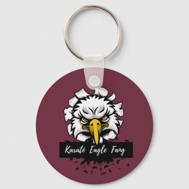 Llavero Karaté Eagle Fang T-Shirt Cerámica Ornament Throw  (Anverso)