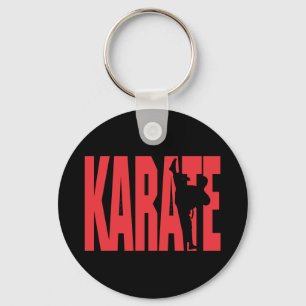 Llavero Karate en rojo