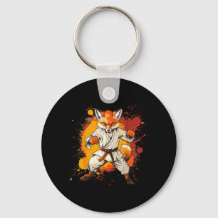 Llavero Karate Fox Animal MMA Taekwondo Artes Marciales