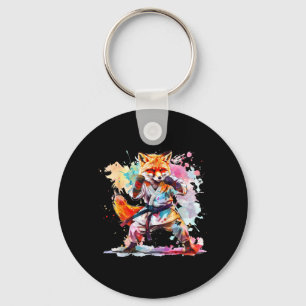 Llavero Karate Fox Animal MMA Taekwondo Artes Marciales