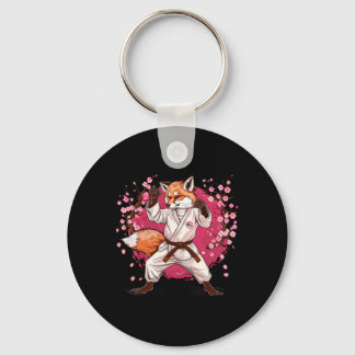Llavero Karate Fox Motif Taekwondo Jiu-jitsu Mma Kickboxin