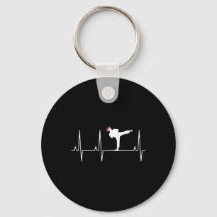 Llavero Karate Heart Beat Navidades Pajama Martial Arts Mm