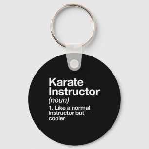 Llavero Karate Instructor Definition Funny Martial Arts Tr
