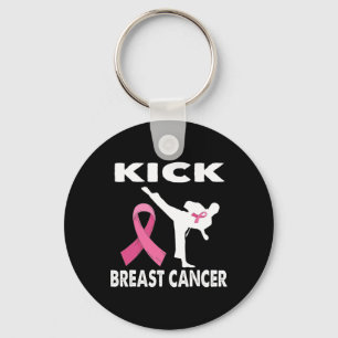 Llavero Karate Kick Concienciación sobre el cáncer de mama
