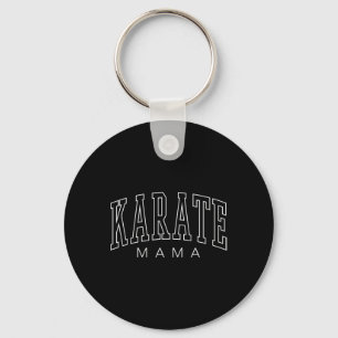 Llavero Karate Mama Mujeres Preppy Karate Mom