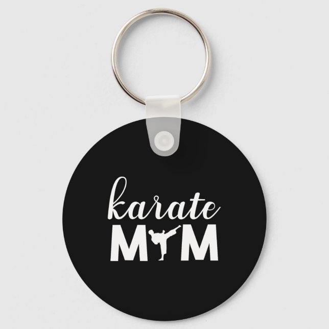 Llavero Karate Mom Son Graphic (Anverso)