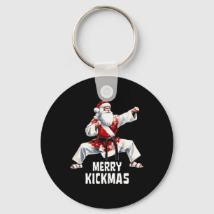 Llavero Karate Navidades de Santa Claus Merry Kickmas Mart