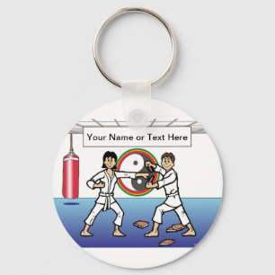 Llavero Karate personalizado - Personalizado masculino y f