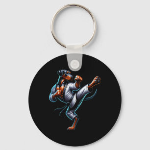 Llavero Karate Rodesian Ridgeck Kick Technique