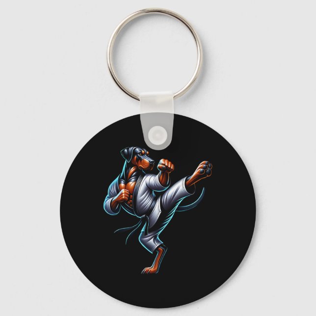 Llavero Karate Rodesian Ridgeck Kick Technique (Anverso)