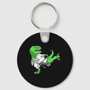 Llavero Karate T-rex Dino profesor de dinosaurio estudiant