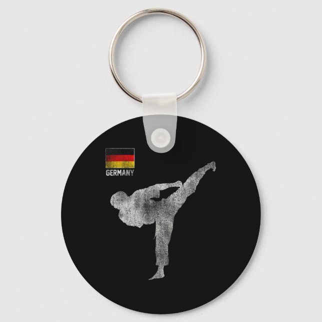 Llavero Karate Team Martial Arts Mma Kick Germany German V (Anverso)