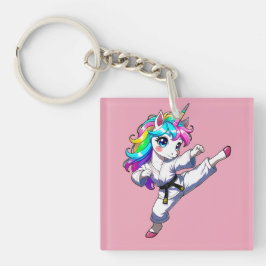 Llavero Karate unicorn 