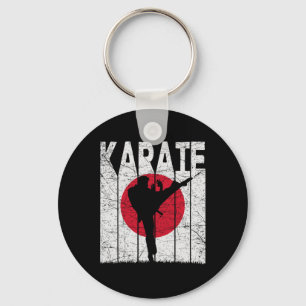 Llavero Karate Vintage Martial Arts Retro Karate Japonés