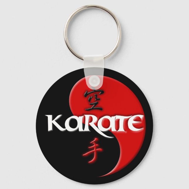 Llavero Karate Yin Yang Dark Key Chain (Anverso)
