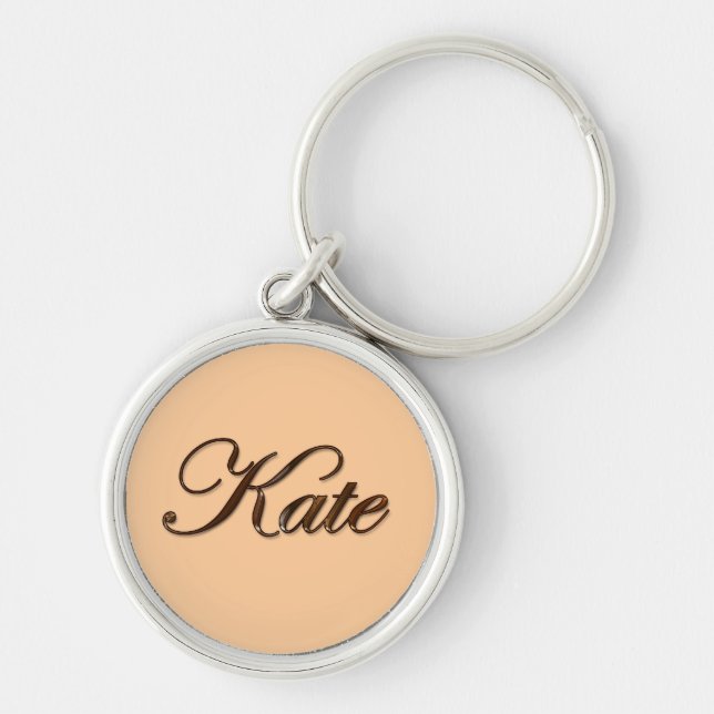 Llavero KATE Nombre-Branded Gift Key-chain o Zipper-Pull (Frente)