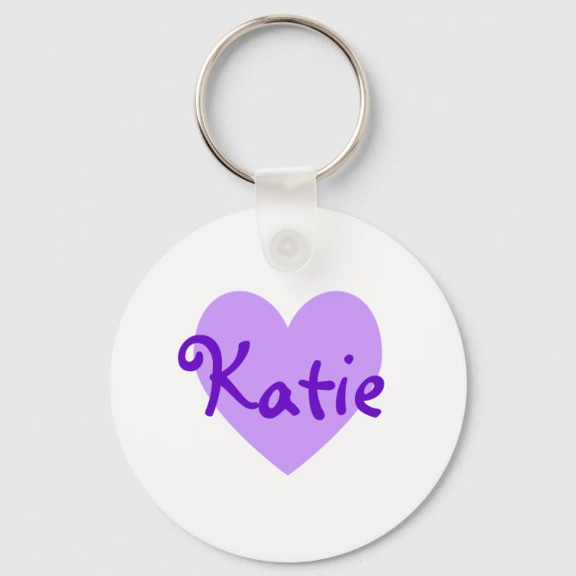 Llavero Katie en morado (Anverso)
